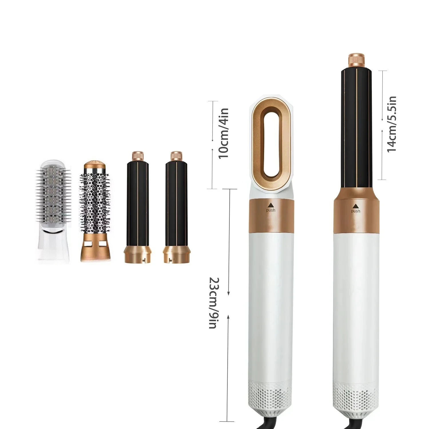 5 In 1 Electric Hair Brush Hair Dryer For Dyson Airwrap Automatic Curler Hair Straightener Hot Air Comb Hairdressing Appliance - Image 17