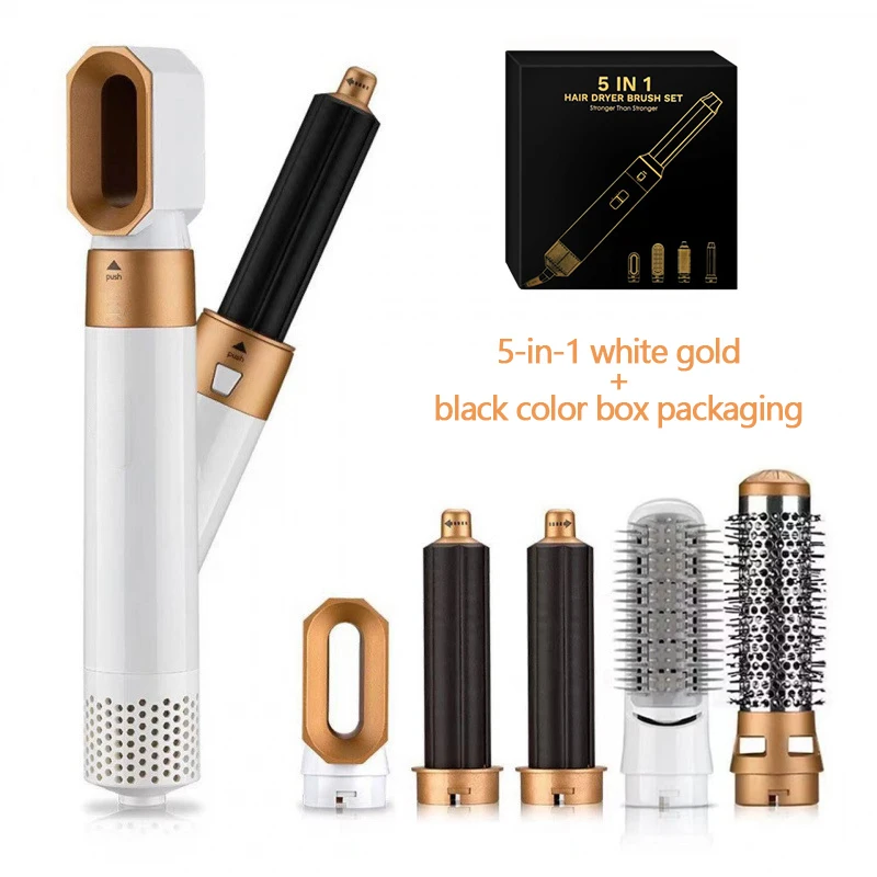 5 In 1 Electric Hair Brush Hair Dryer For Dyson Airwrap Automatic Curler Hair Straightener Hot Air Comb Hairdressing Appliance - Image 8