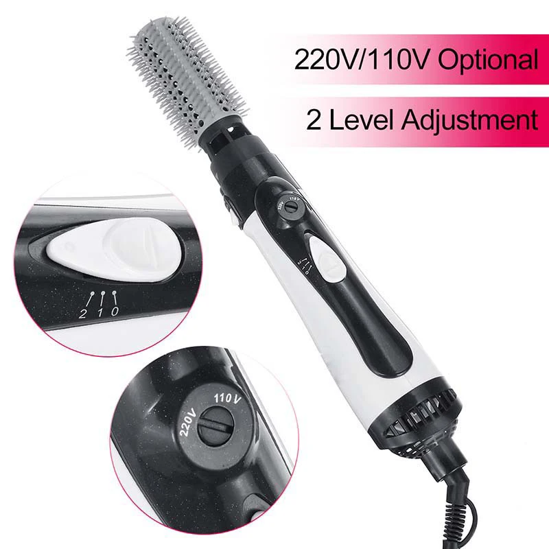 Hot Air Brush One Step Hair Dryer Brush Volumizer Dry Straighten Curl Comb Negative Ionic Hair Styler - Image 9