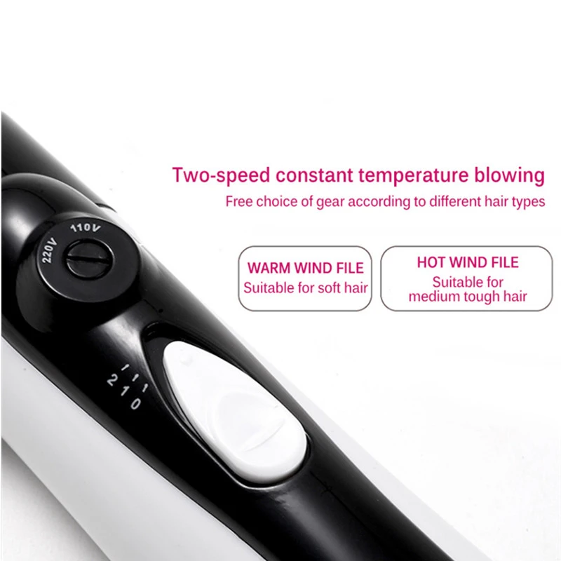 Hot Air Brush One Step Hair Dryer Brush Volumizer Dry Straighten Curl Comb Negative Ionic Hair Styler - Image 10