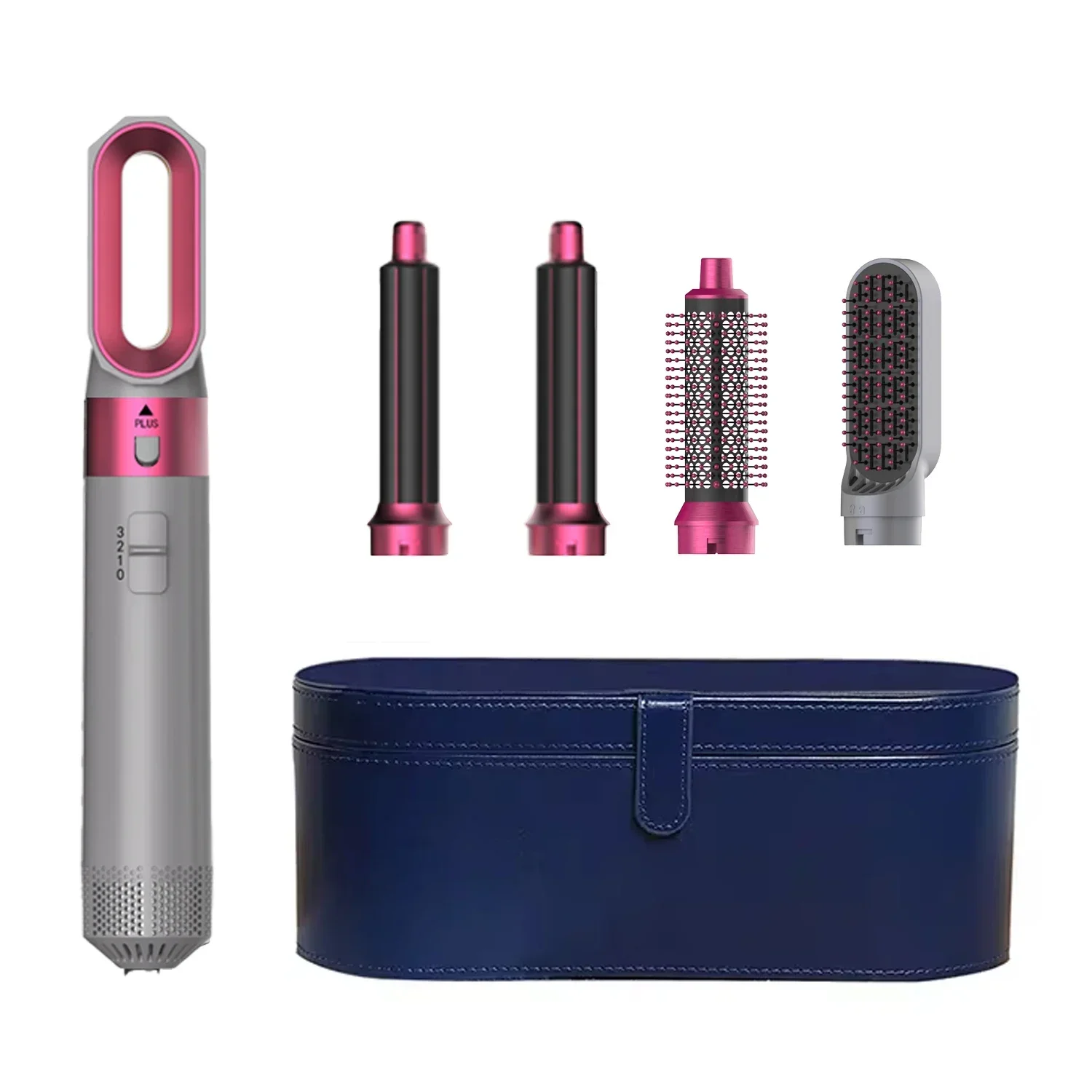 5 In 1 Hair Dryer Brush And Styler Kit Professional Hot Air Comb Curling Iron Hair Straightener For Volumizing And Styling - Image 10