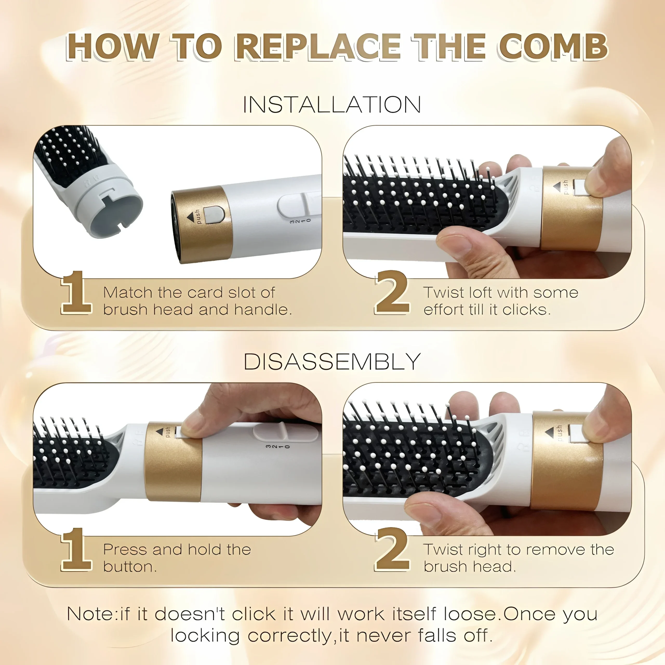 5 In 1 Electric Hair Brush Hair Dryer For Dyson Airwrap Automatic Curler Hair Straightener Hot Air Comb Hairdressing Appliance - Image 11