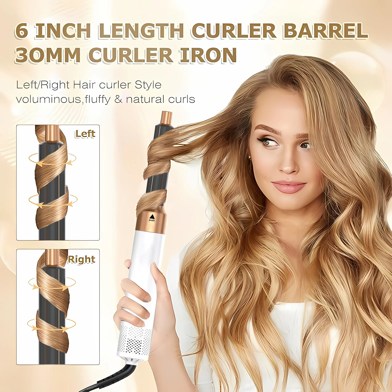 5 In 1 Electric Hair Brush Hair Dryer For Dyson Airwrap Automatic Curler Hair Straightener Hot Air Comb Hairdressing Appliance - Image 4