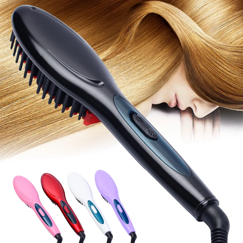New Professional Electric Hair Straightener Comb Hair Brush Straightening Irons EU/ US/ UK/AU Plug - Image 12